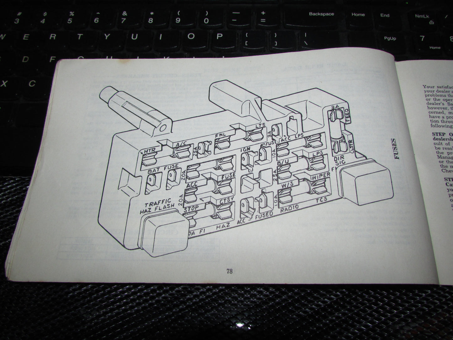 Chevrolet Light Duty Truck Gasoline (1974) Owners Manual