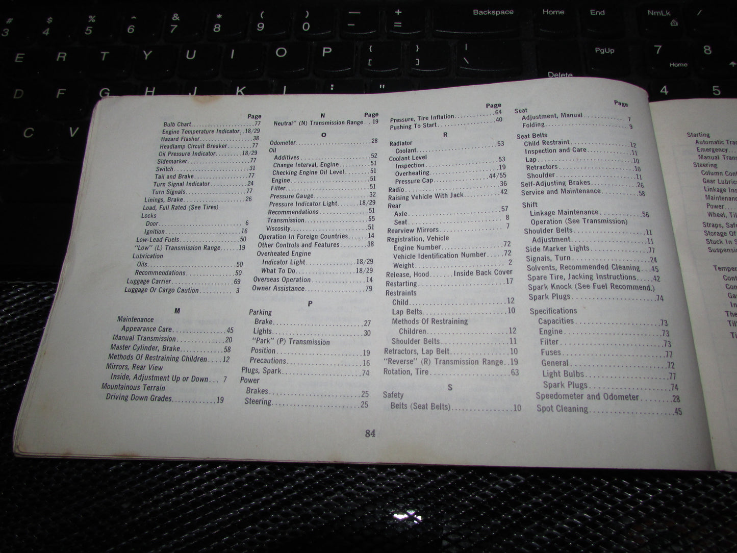 Chevrolet Light Duty Truck Gasoline (1974) Owners Manual