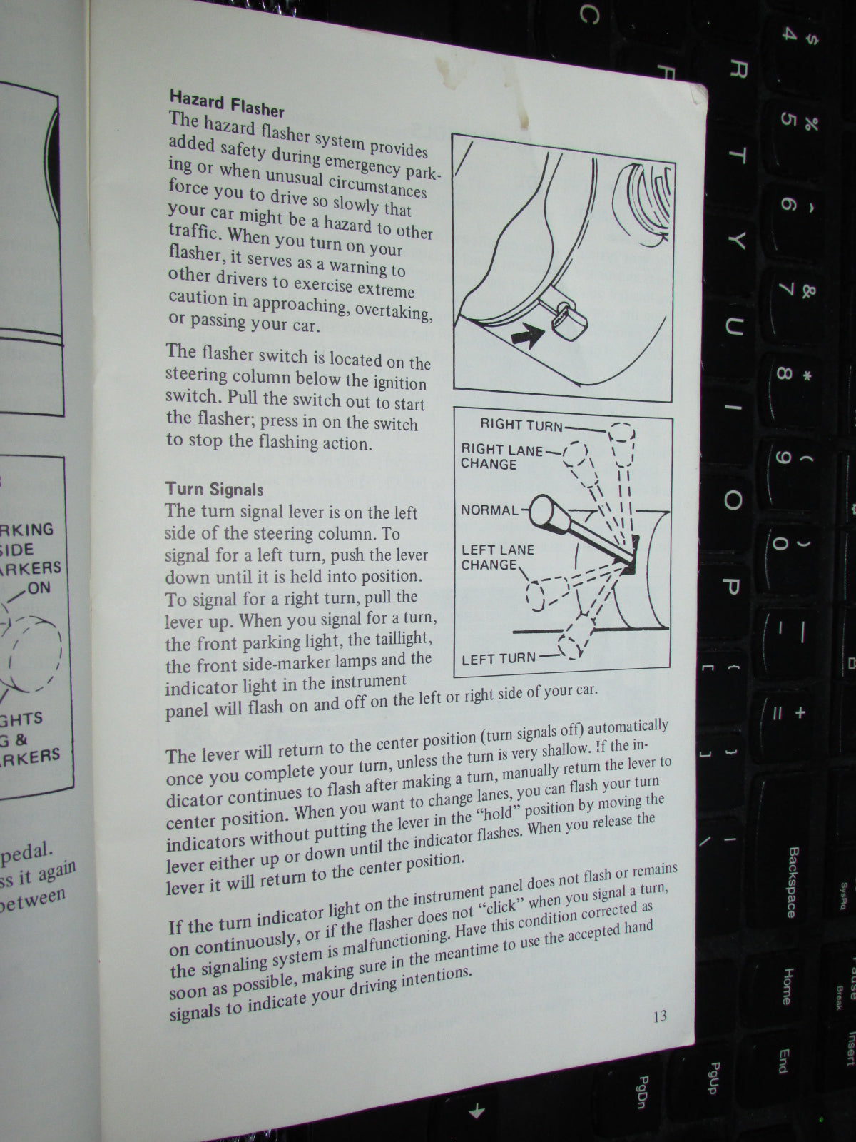 Ford Mustang II (1974) Owners Manual