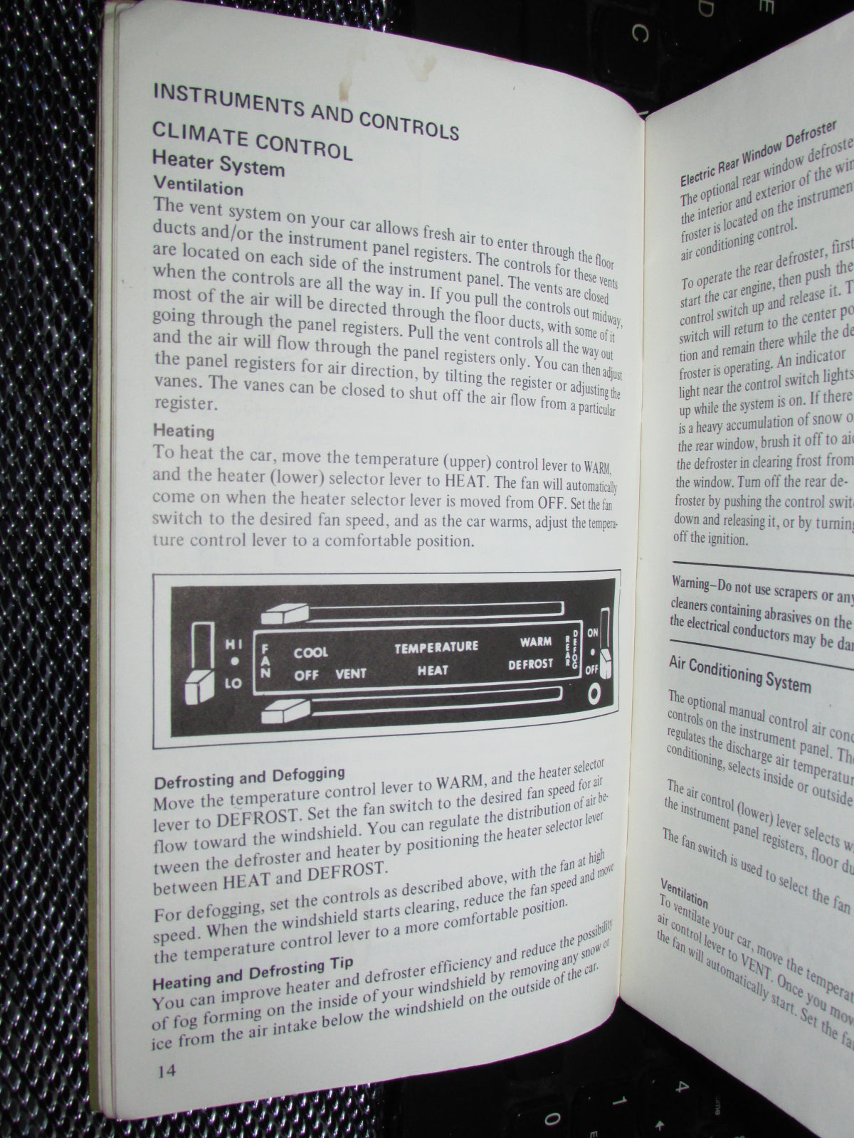 Ford Mustang II (1974) Owners Manual