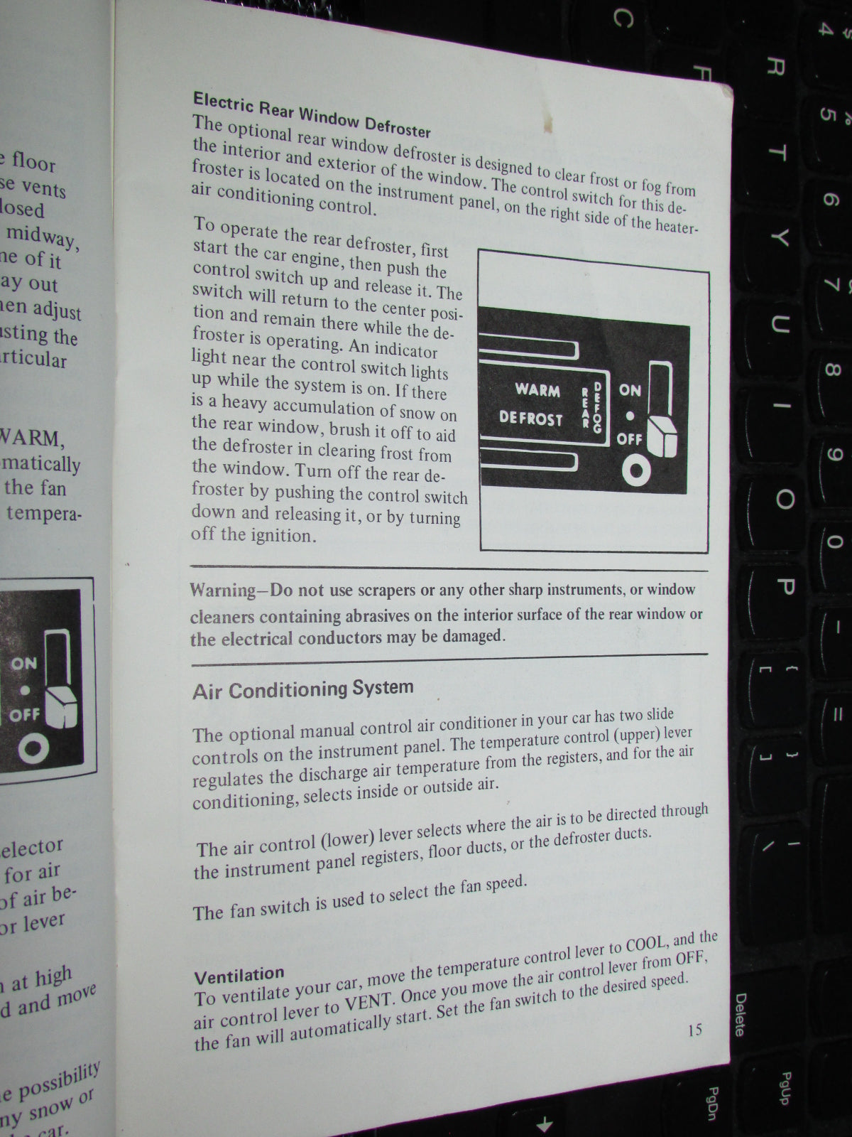Ford Mustang II (1974) Owners Manual