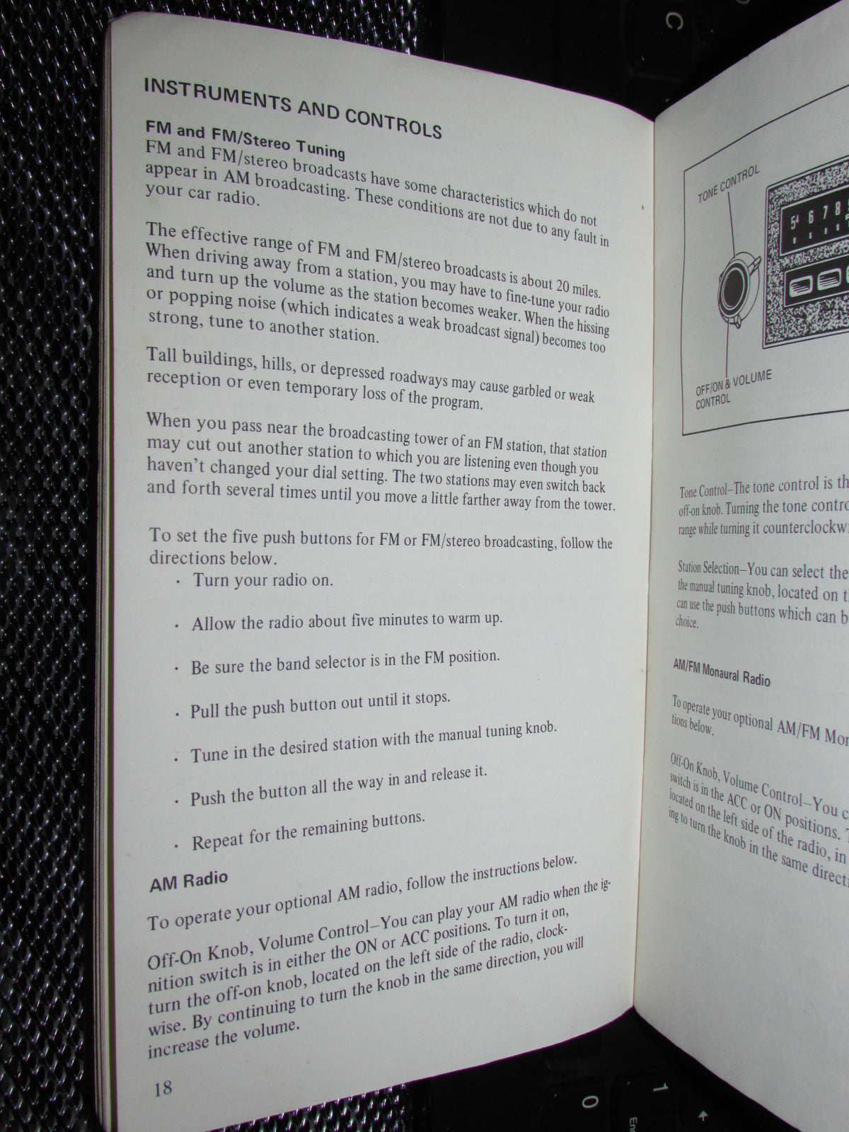 Ford Mustang II (1974) Owners Manual
