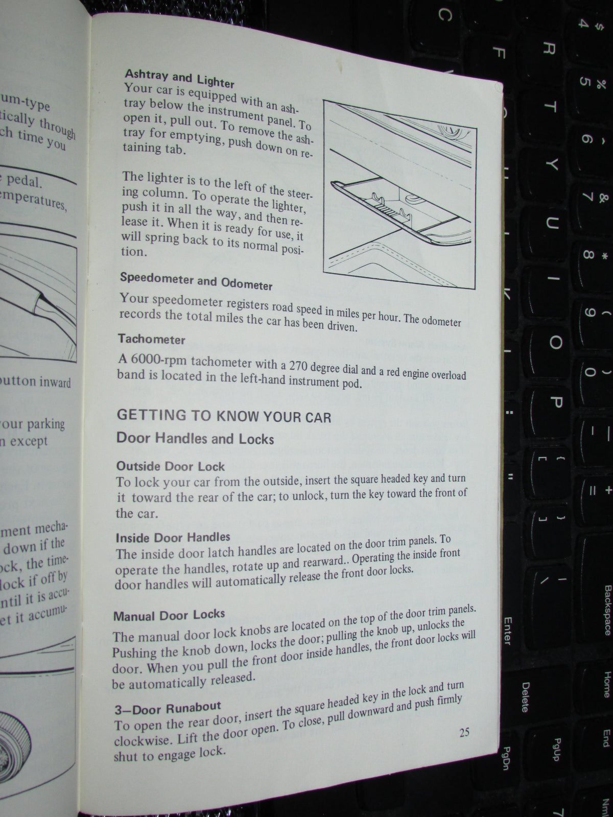 Ford Mustang II (1974) Owners Manual