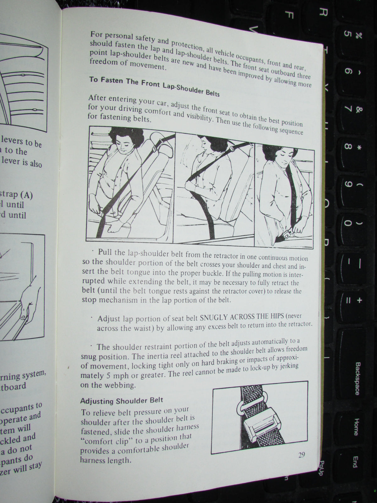 Ford Mustang II (1974) Owners Manual