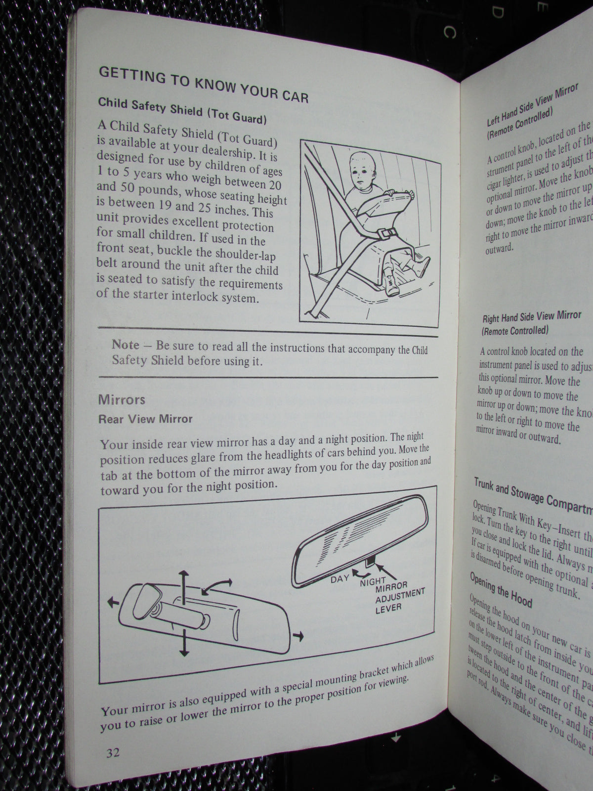 Ford Mustang II (1974) Owners Manual