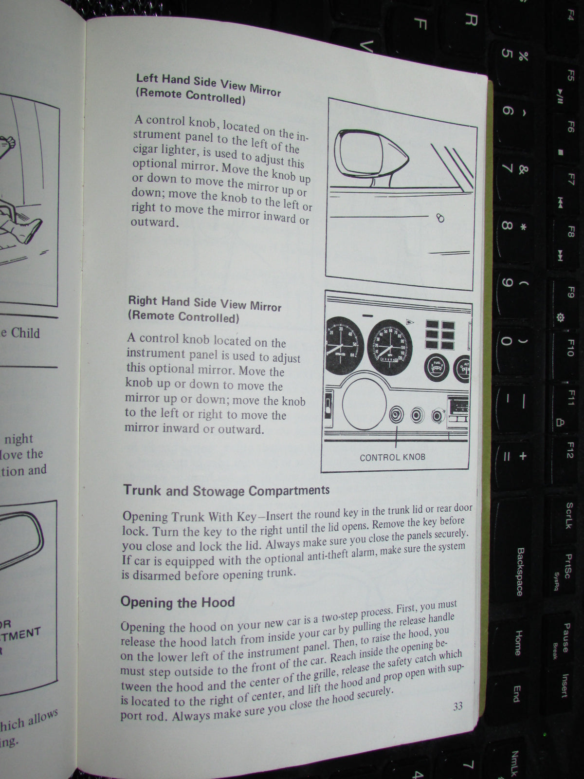 Ford Mustang II (1974) Owners Manual