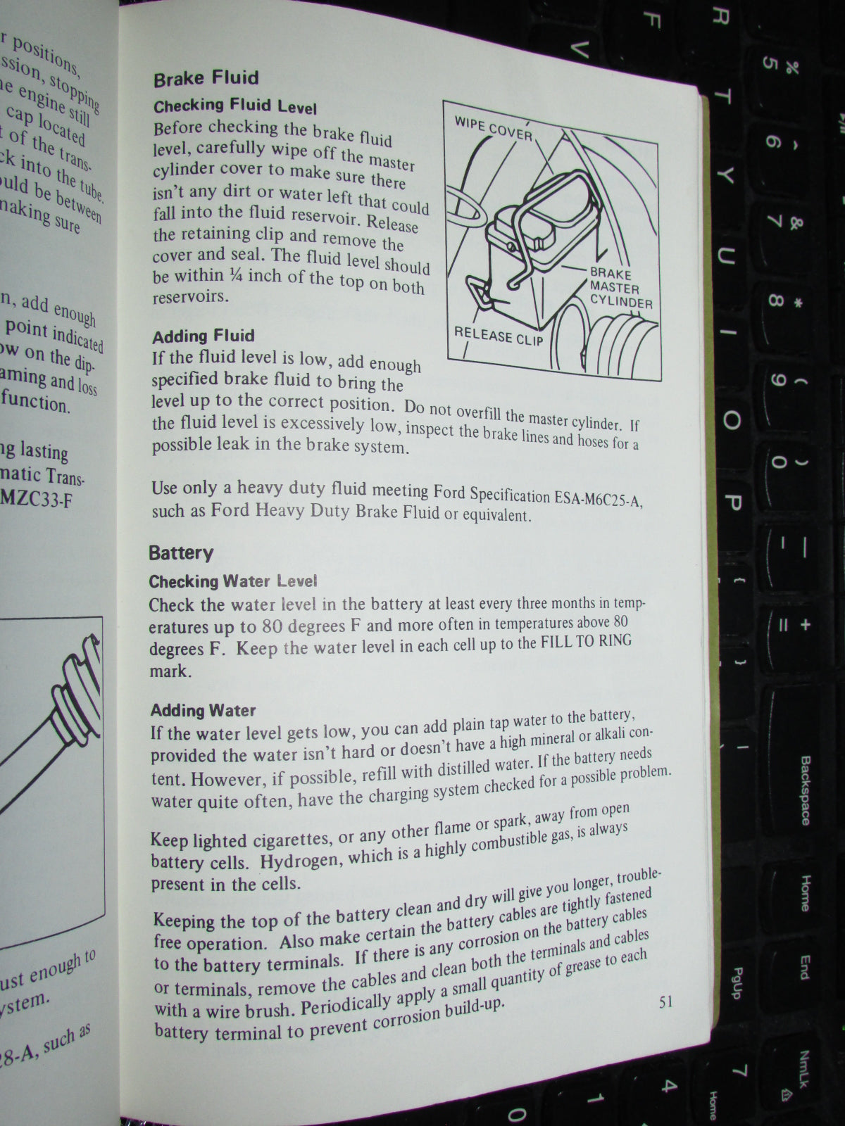 Ford Mustang II (1974) Owners Manual