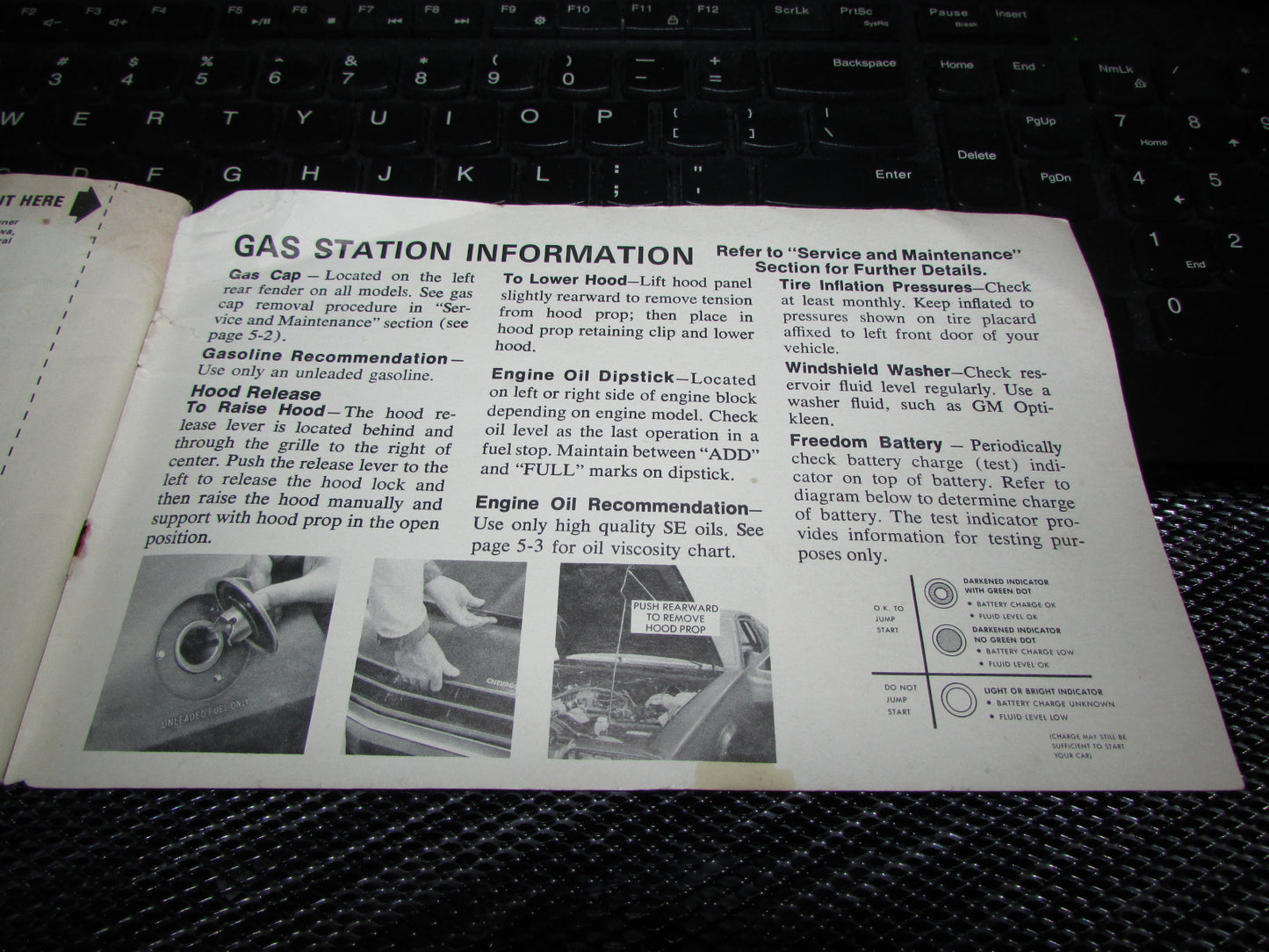 Chevrolet Monza (1977) Owners Manual