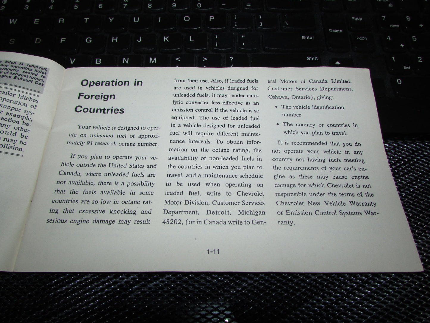 Chevrolet Monza (1977) Owners Manual