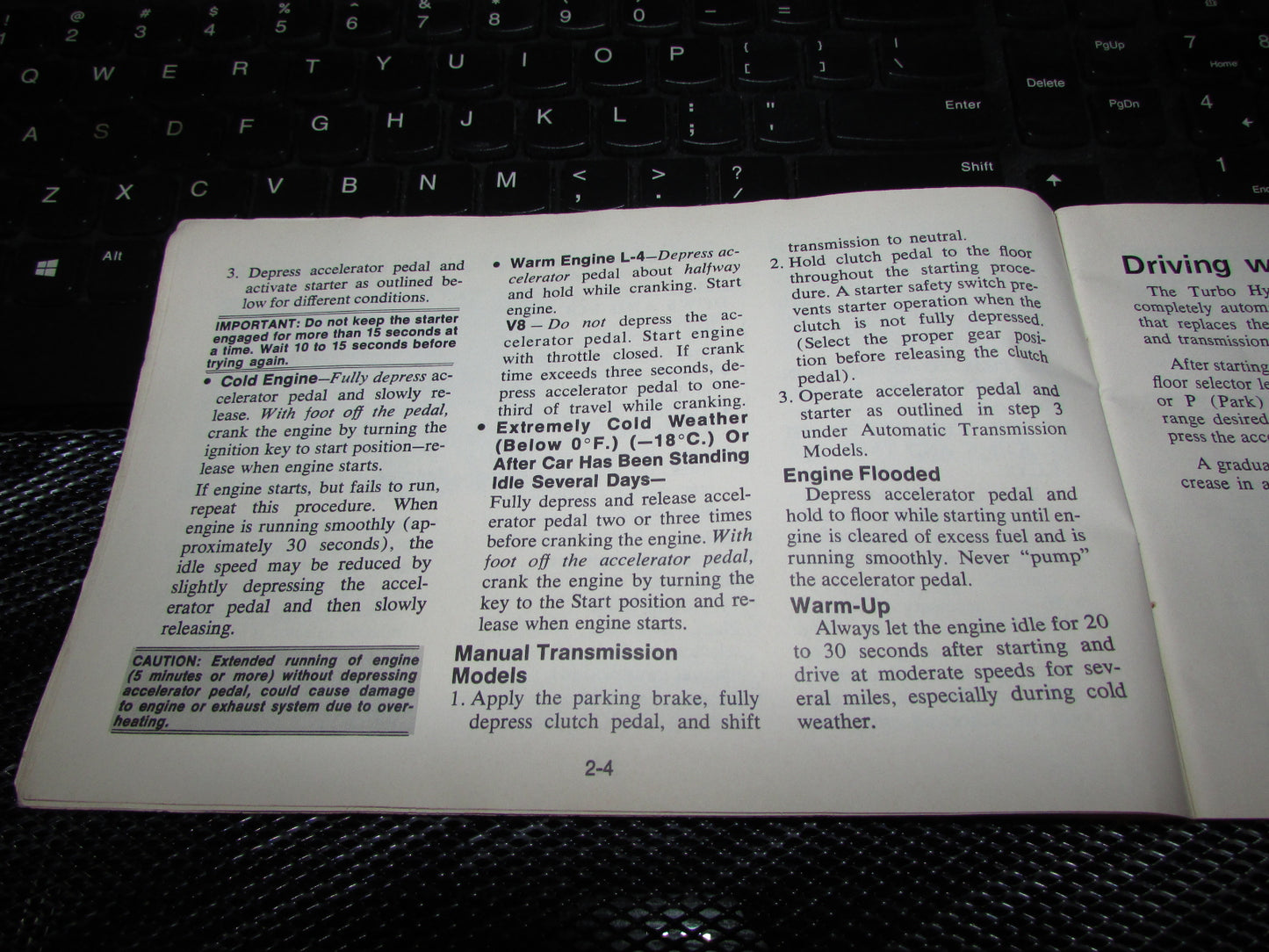 Chevrolet Monza (1977) Owners Manual
