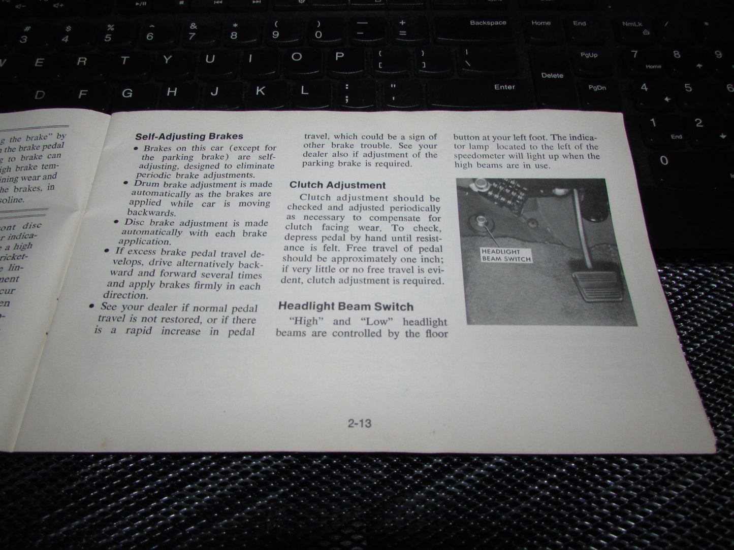 Chevrolet Monza (1977) Owners Manual