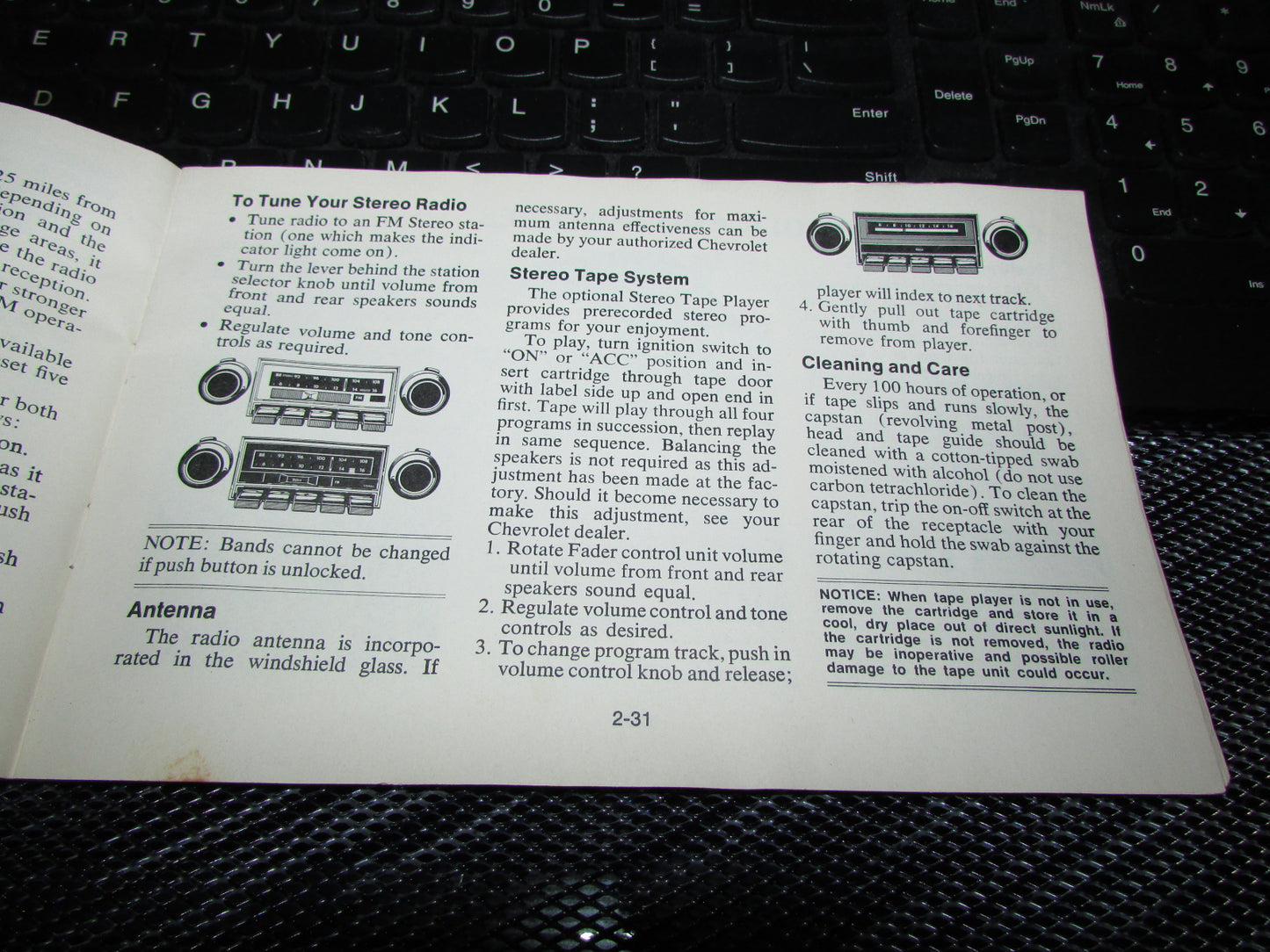 Chevrolet Monza (1977) Owners Manual