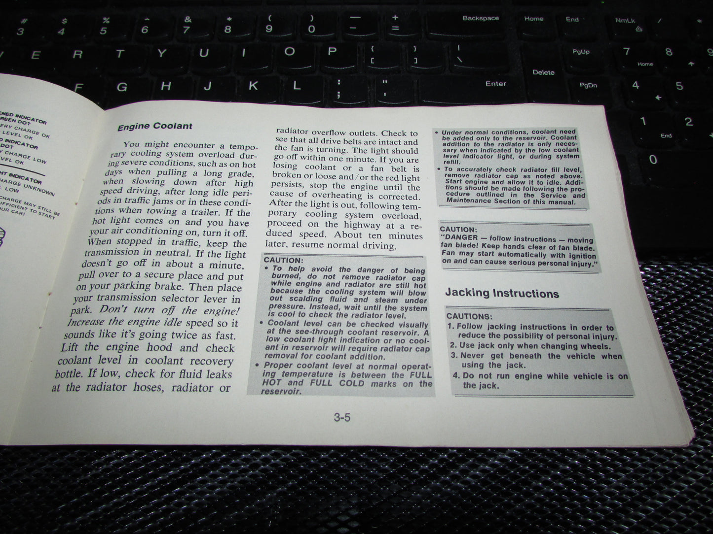 Chevrolet Monza (1977) Owners Manual