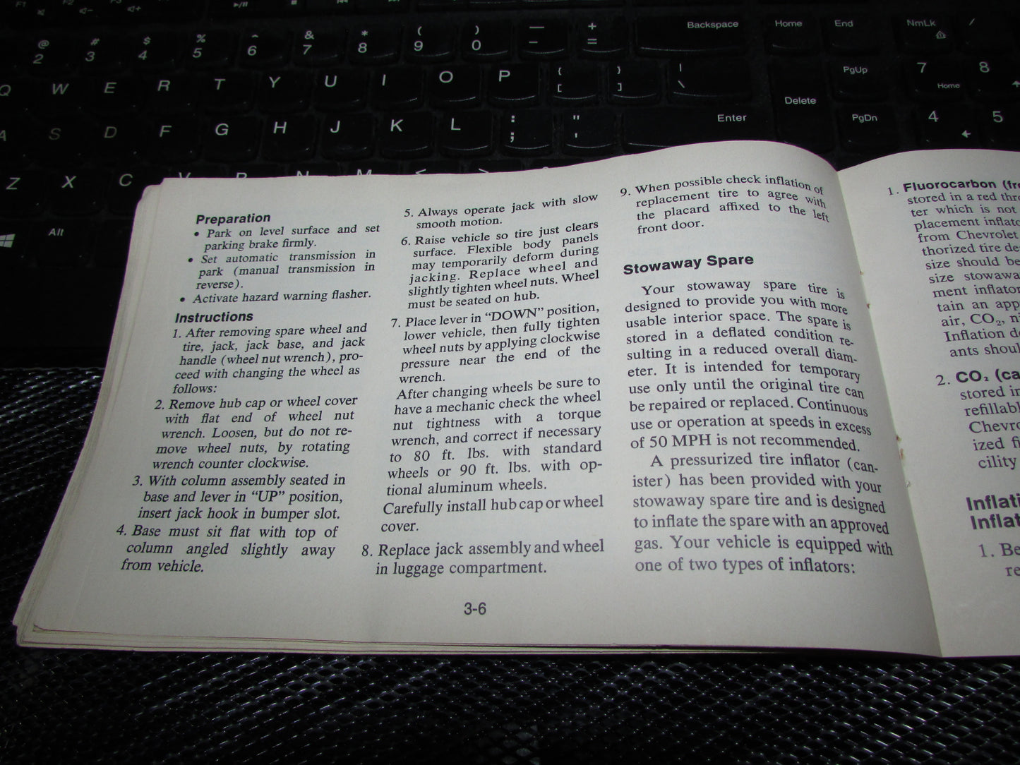 Chevrolet Monza (1977) Owners Manual