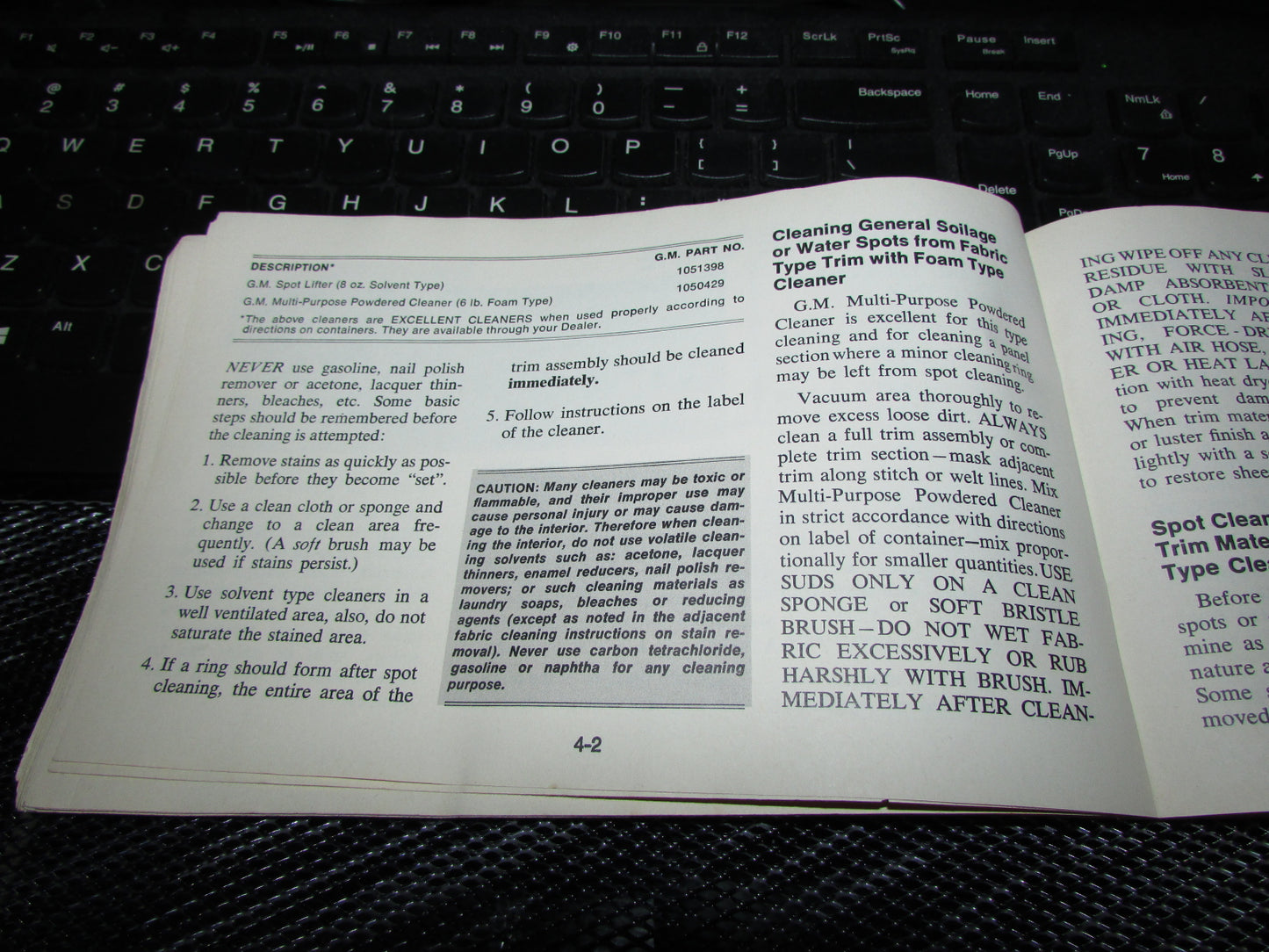 Chevrolet Monza (1977) Owners Manual