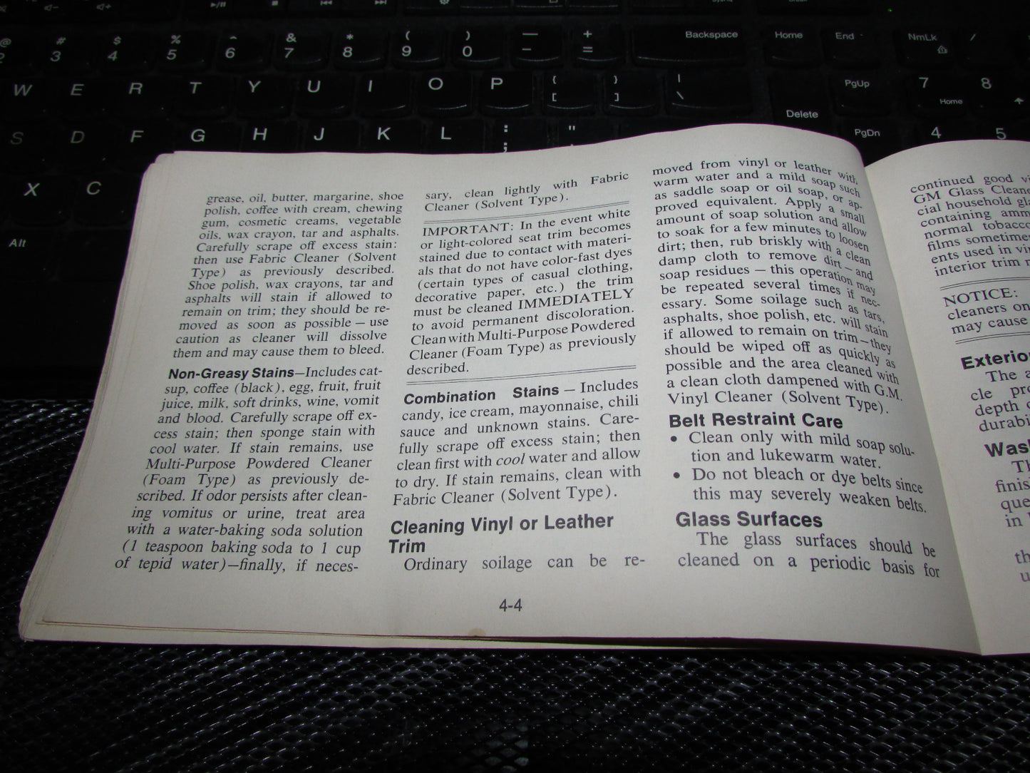 Chevrolet Monza (1977) Owners Manual