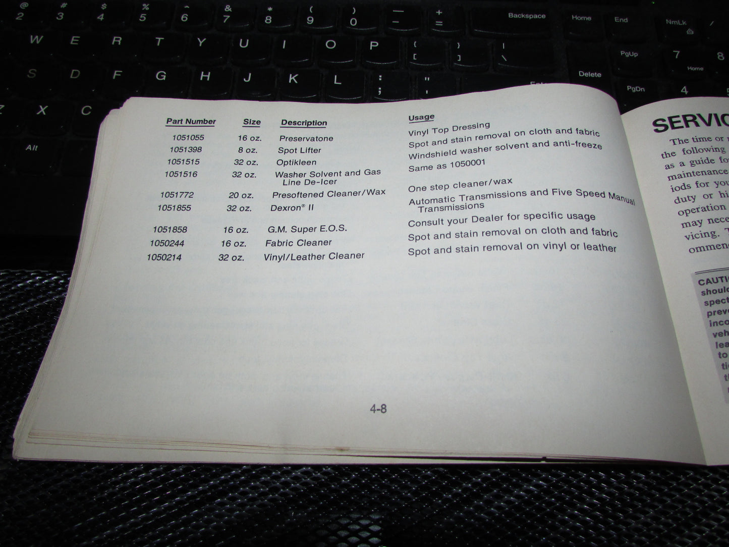 Chevrolet Monza (1977) Owners Manual