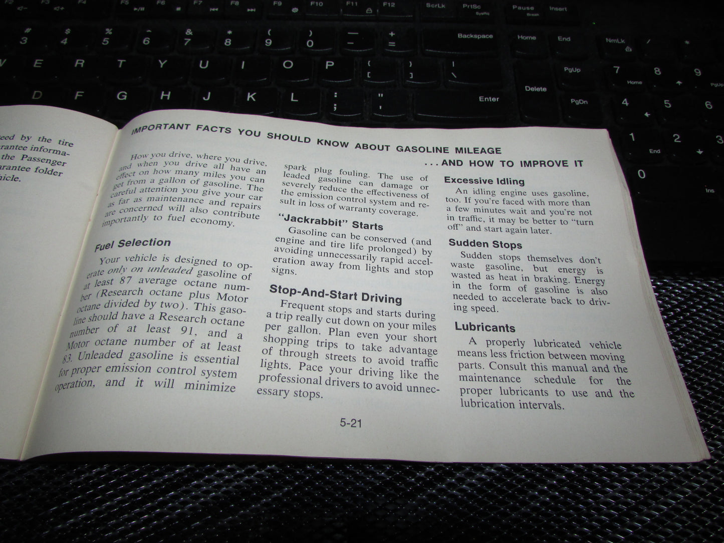 Chevrolet Monza (1977) Owners Manual