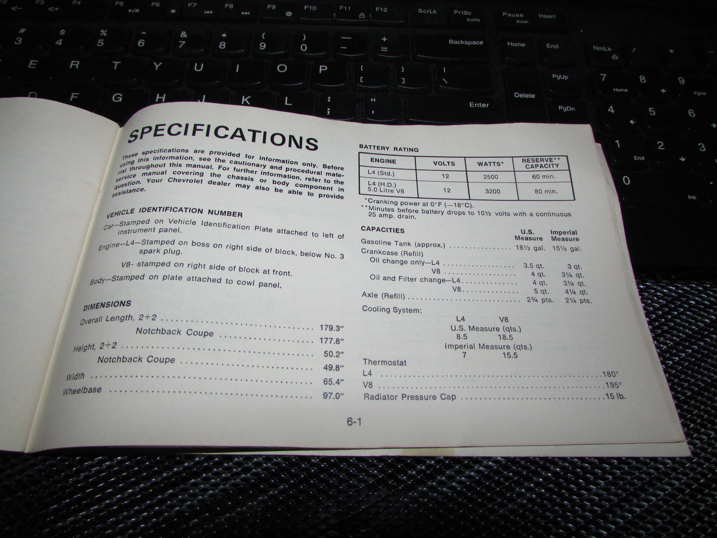 Chevrolet Monza (1977) Owners Manual