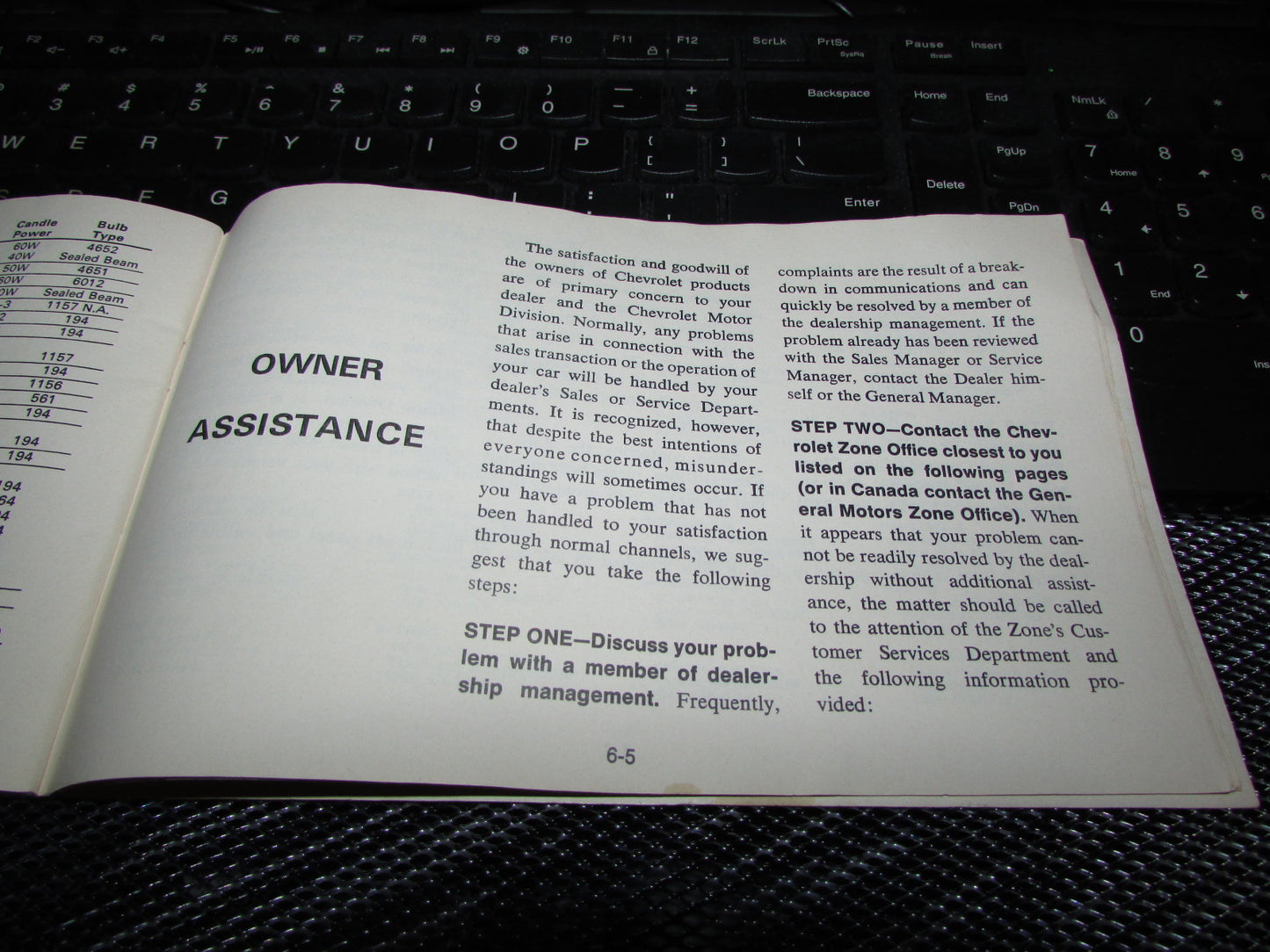 Chevrolet Monza (1977) Owners Manual