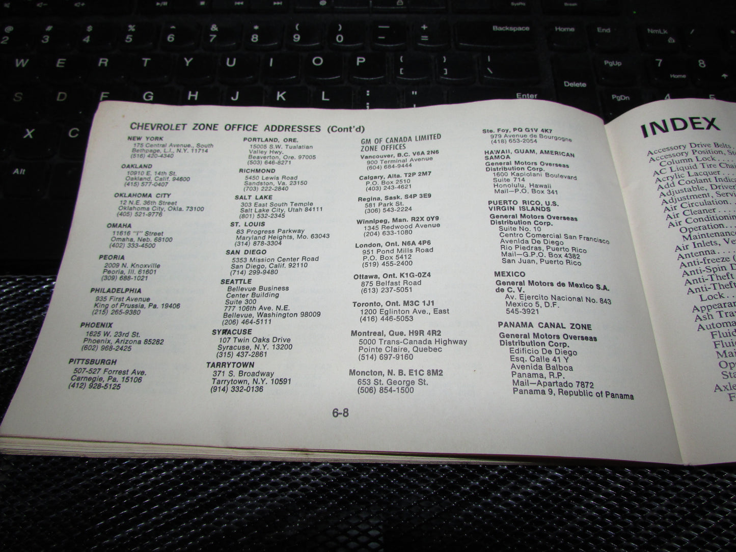 Chevrolet Monza (1977) Owners Manual