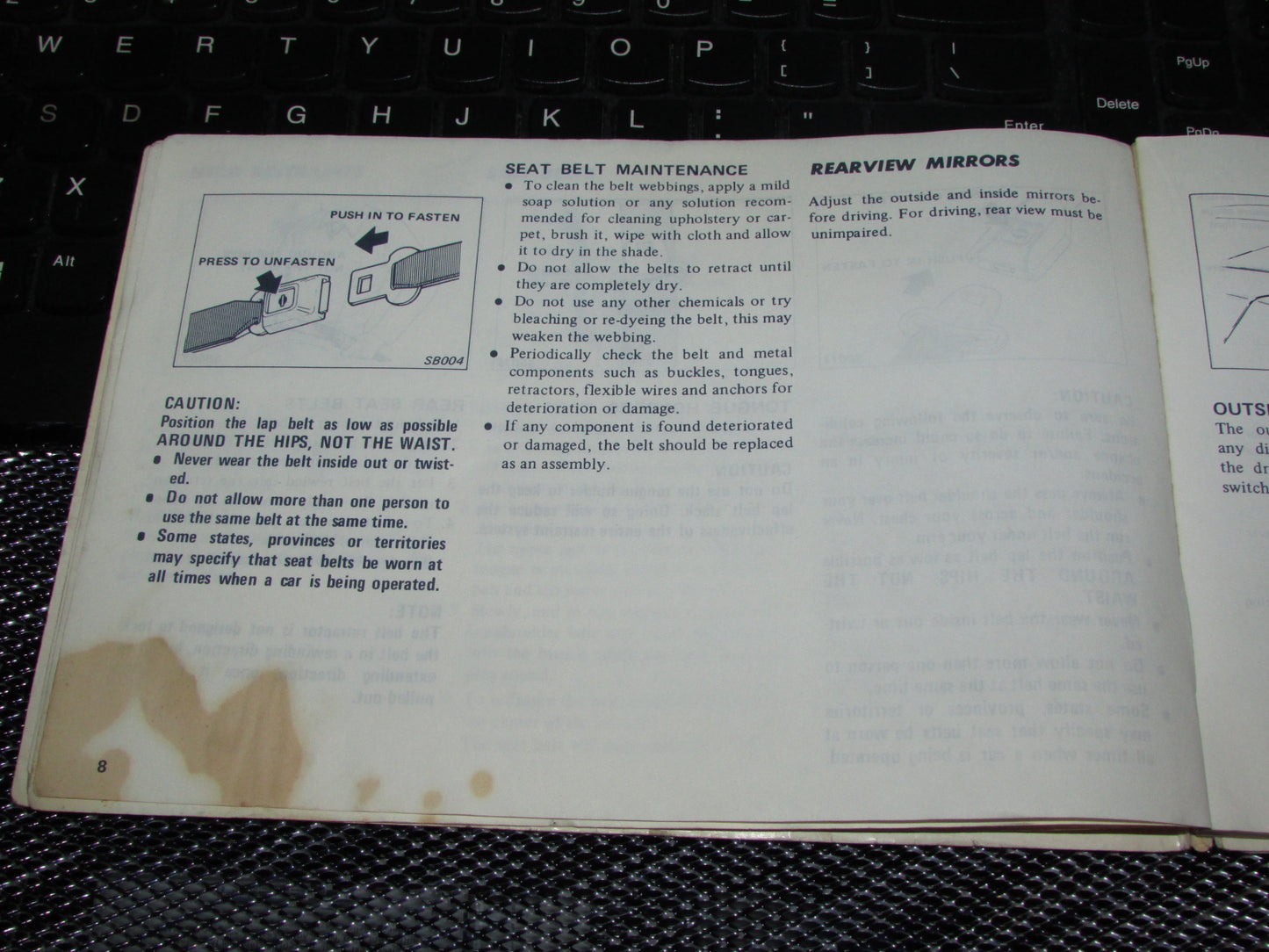 Datsun 200SX (1978) Owners Manual