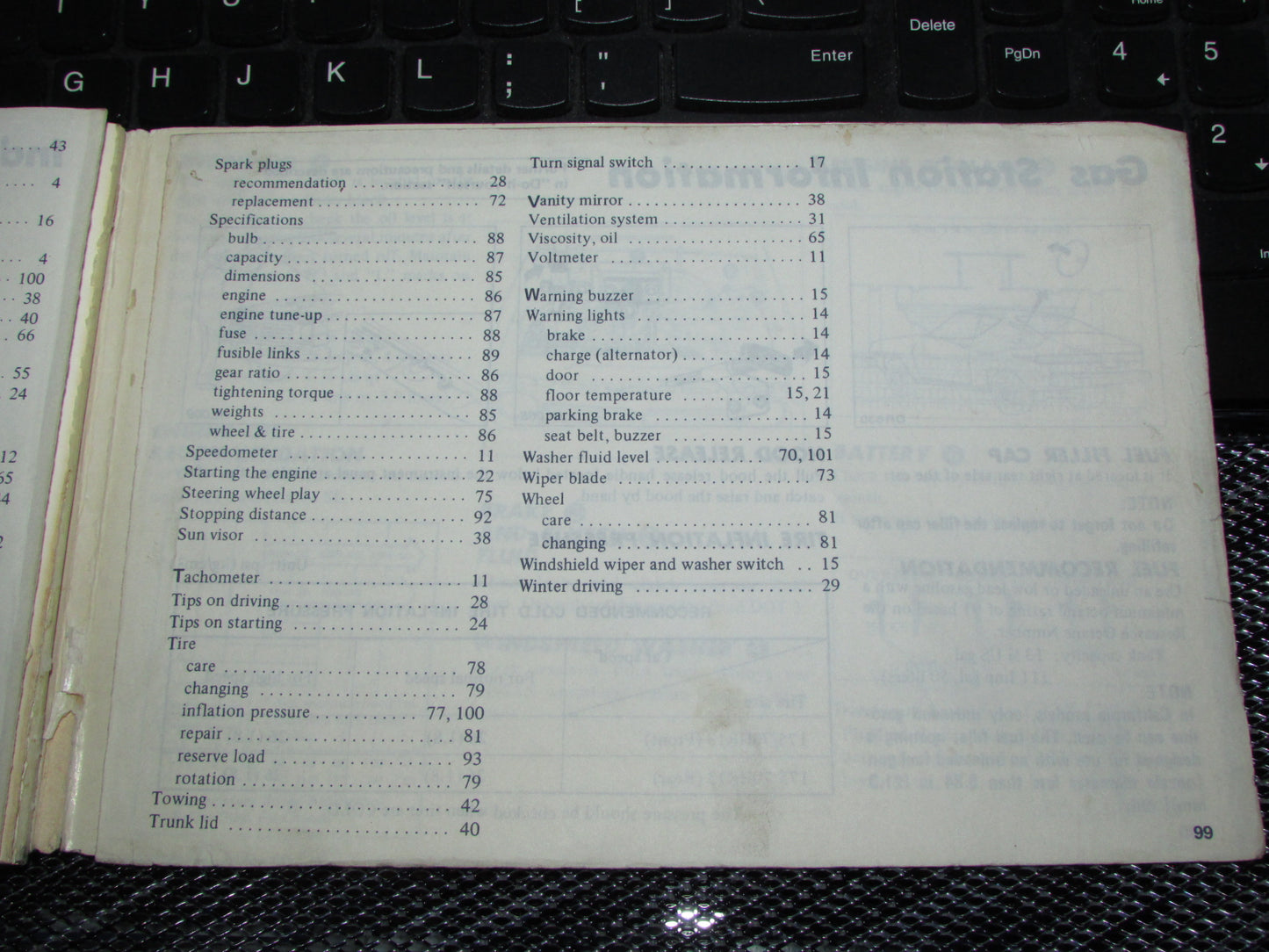 Datsun 200SX (1978) Owners Manual