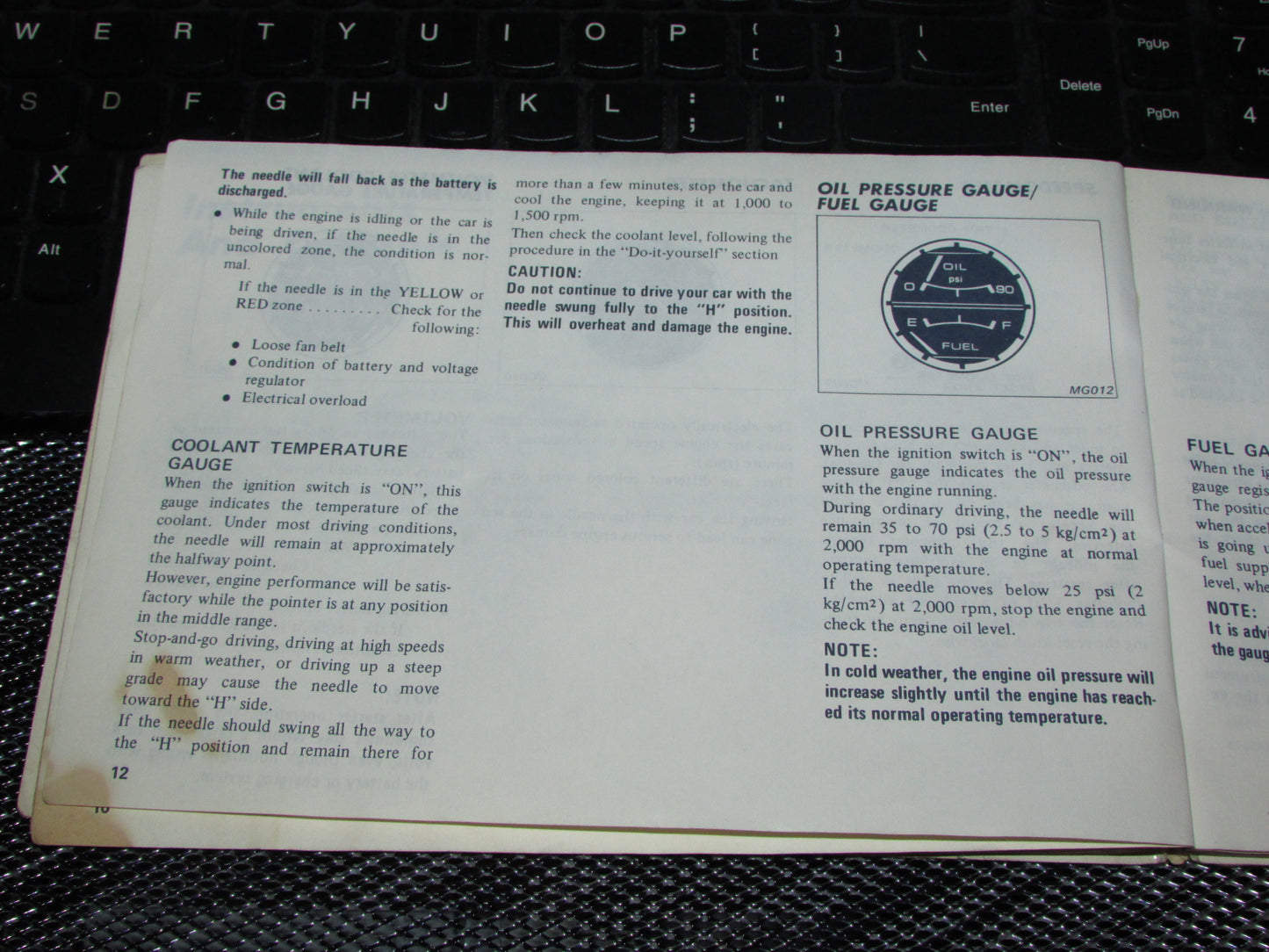 Datsun 200SX (1978) Owners Manual