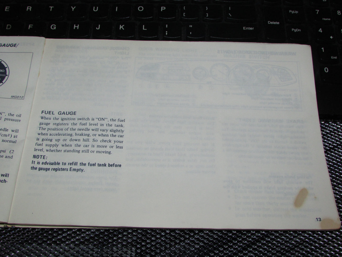 Datsun 200SX (1978) Owners Manual