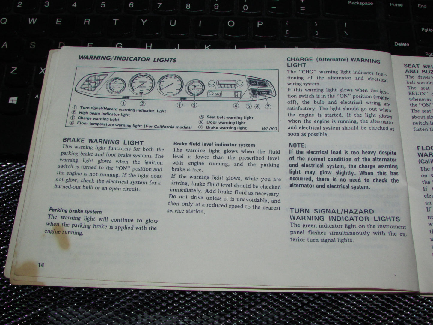 Datsun 200SX (1978) Owners Manual