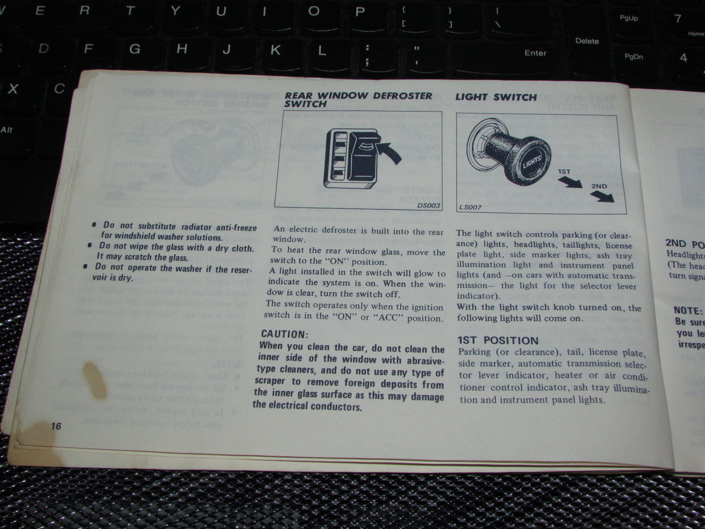 Datsun 200SX (1978) Owners Manual