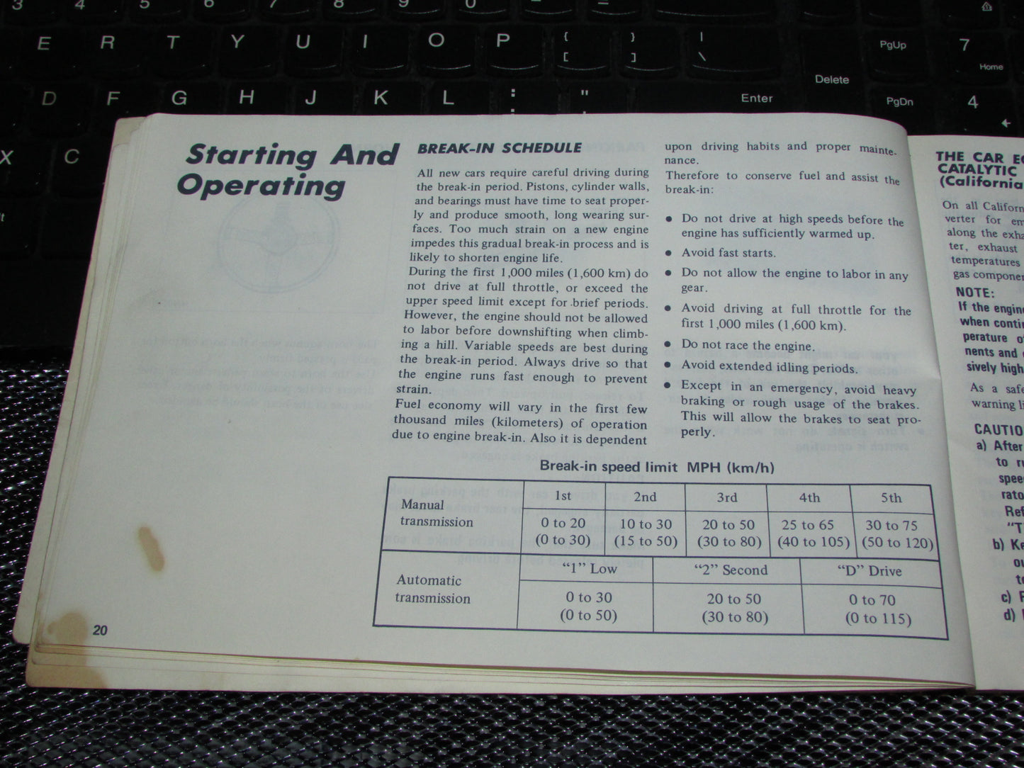 Datsun 200SX (1978) Owners Manual