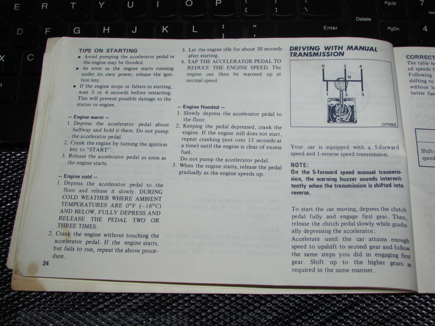 Datsun 200SX (1978) Owners Manual