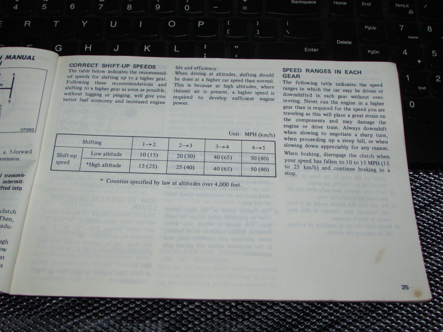Datsun 200SX (1978) Owners Manual