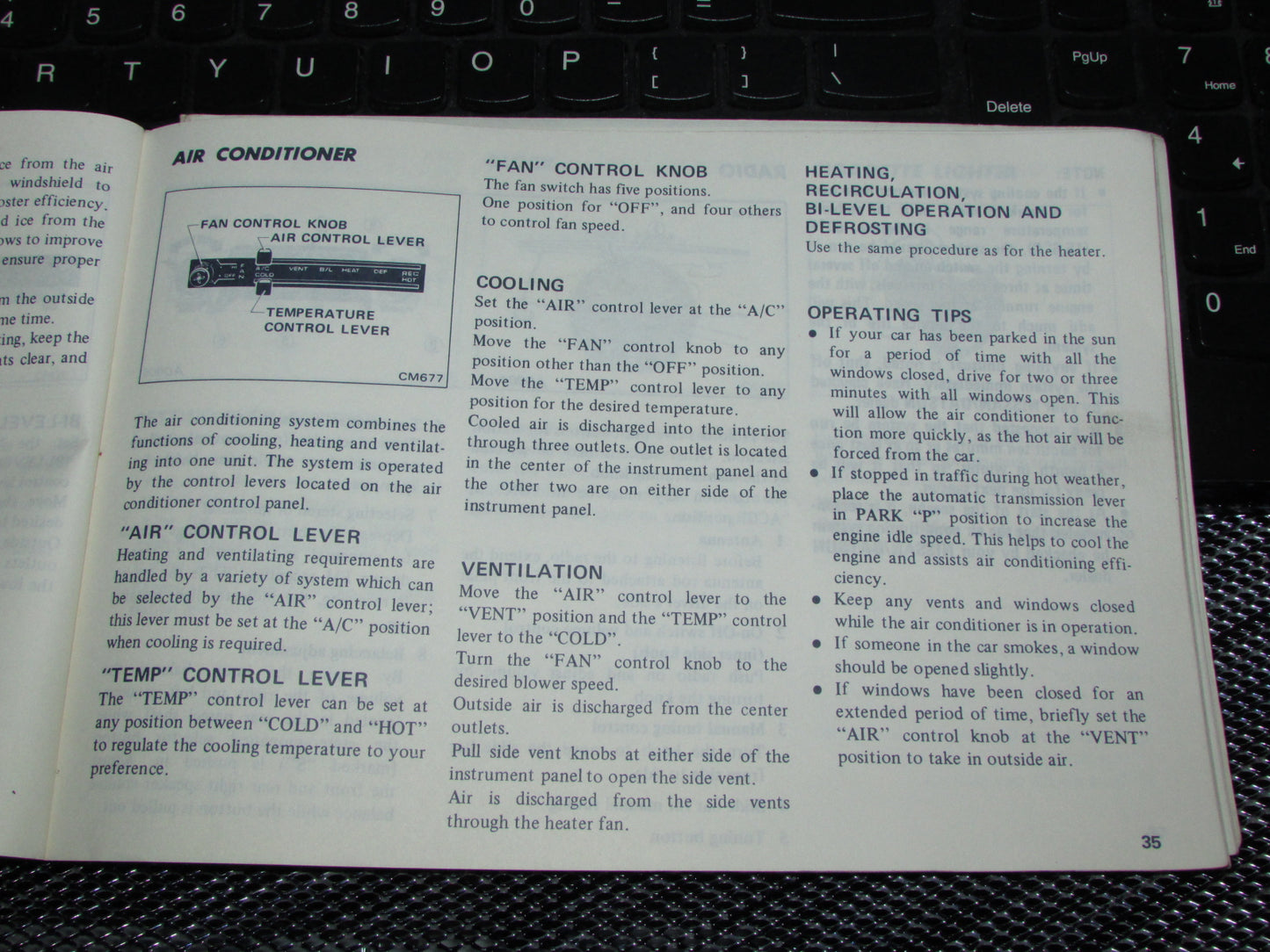 Datsun 200SX (1978) Owners Manual