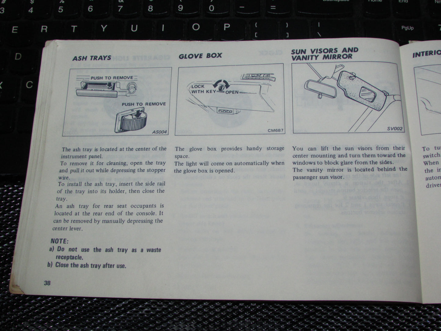 Datsun 200SX (1978) Owners Manual