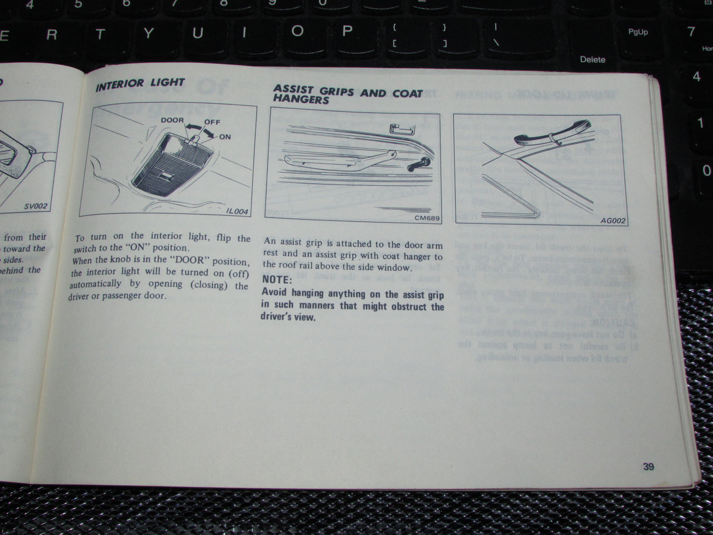 Datsun 200SX (1978) Owners Manual