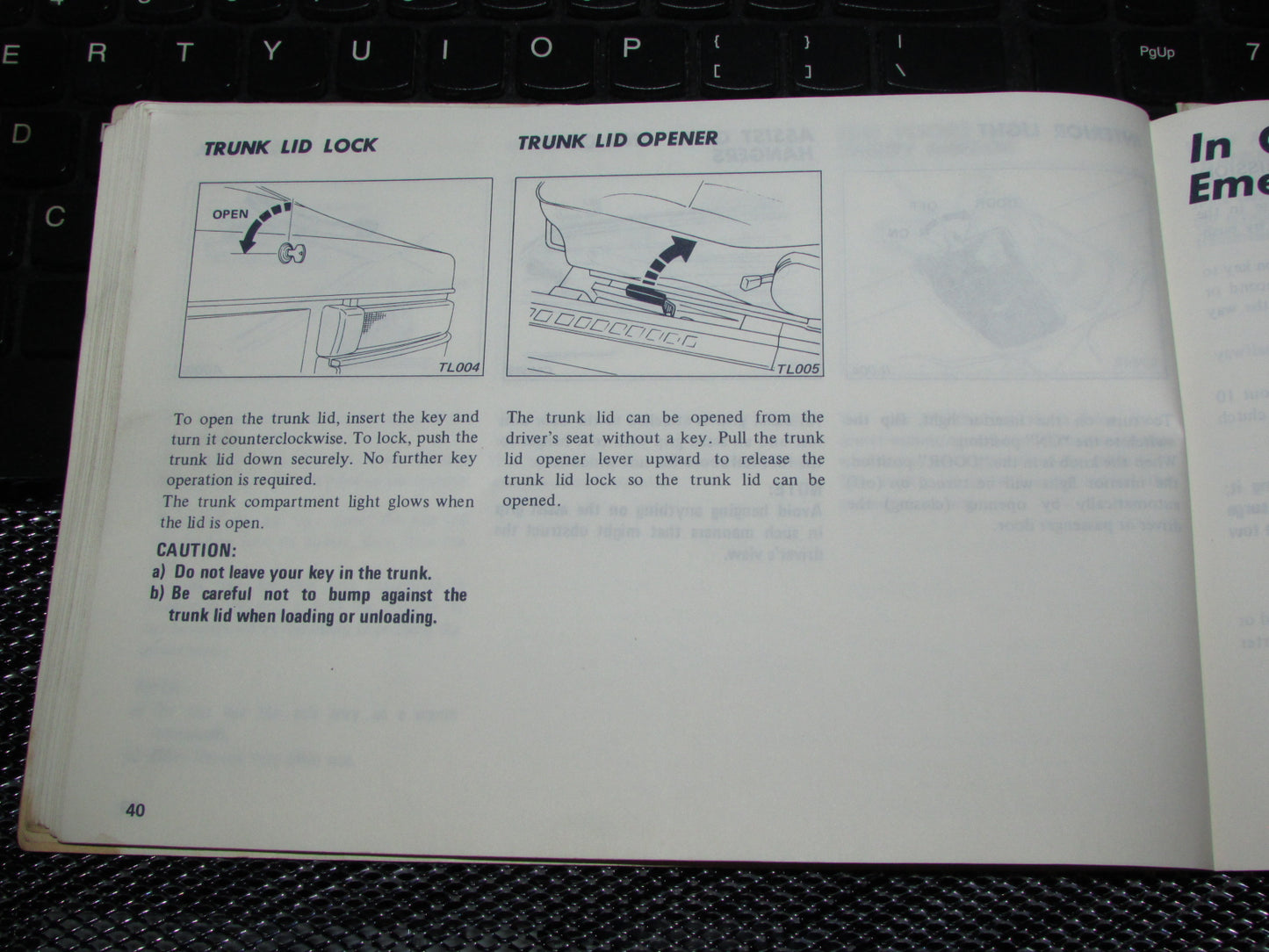 Datsun 200SX (1978) Owners Manual