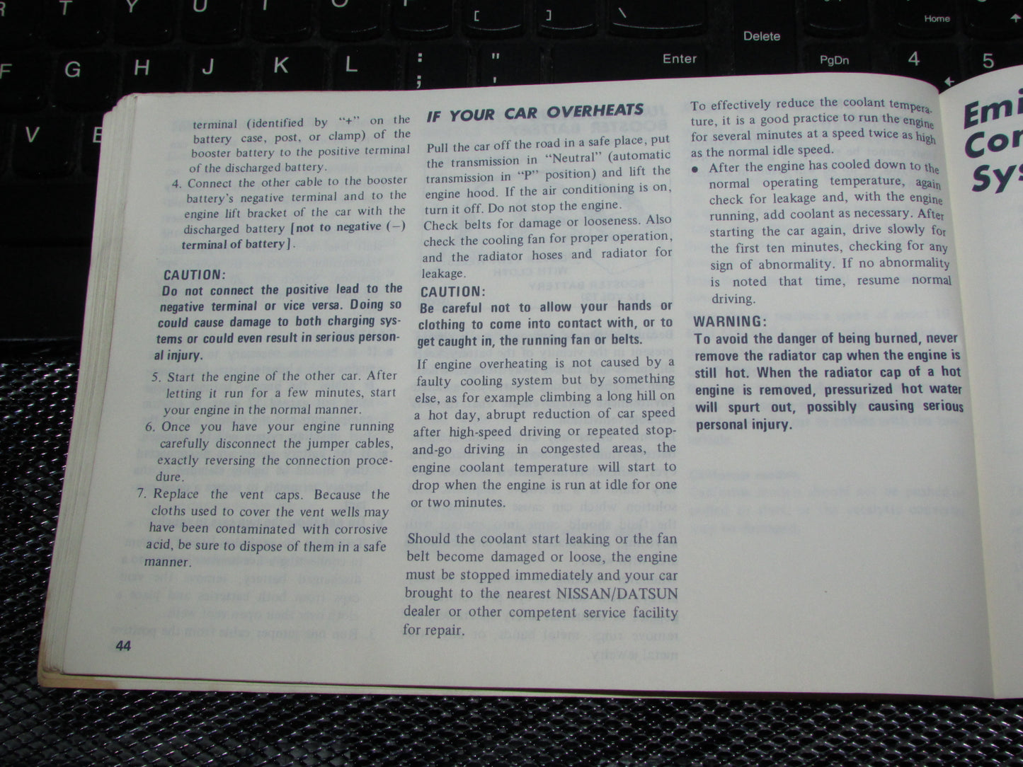 Datsun 200SX (1978) Owners Manual