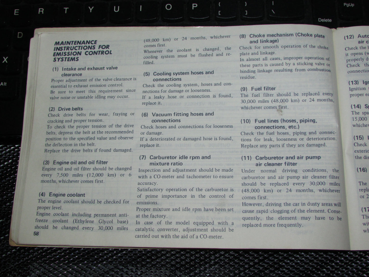 Datsun 200SX (1978) Owners Manual