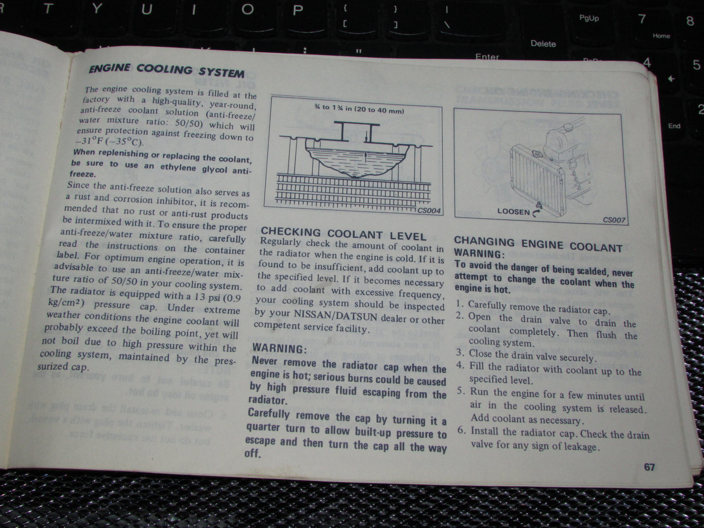 Datsun 200SX (1978) Owners Manual