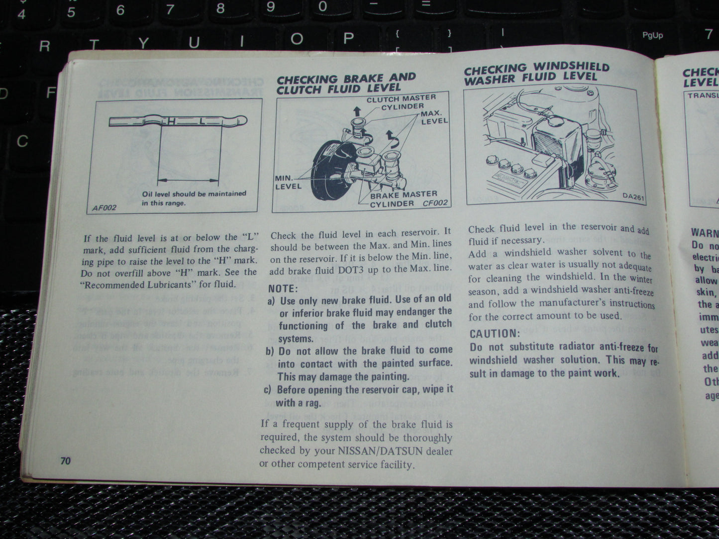 Datsun 200SX (1978) Owners Manual