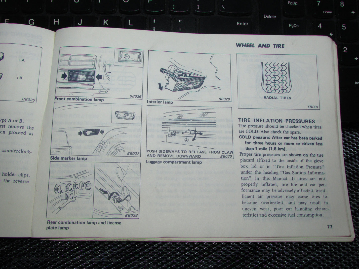 Datsun 200SX (1978) Owners Manual