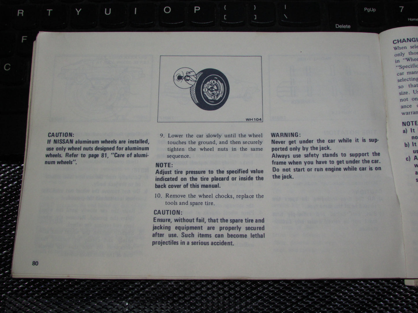 Datsun 200SX (1978) Owners Manual