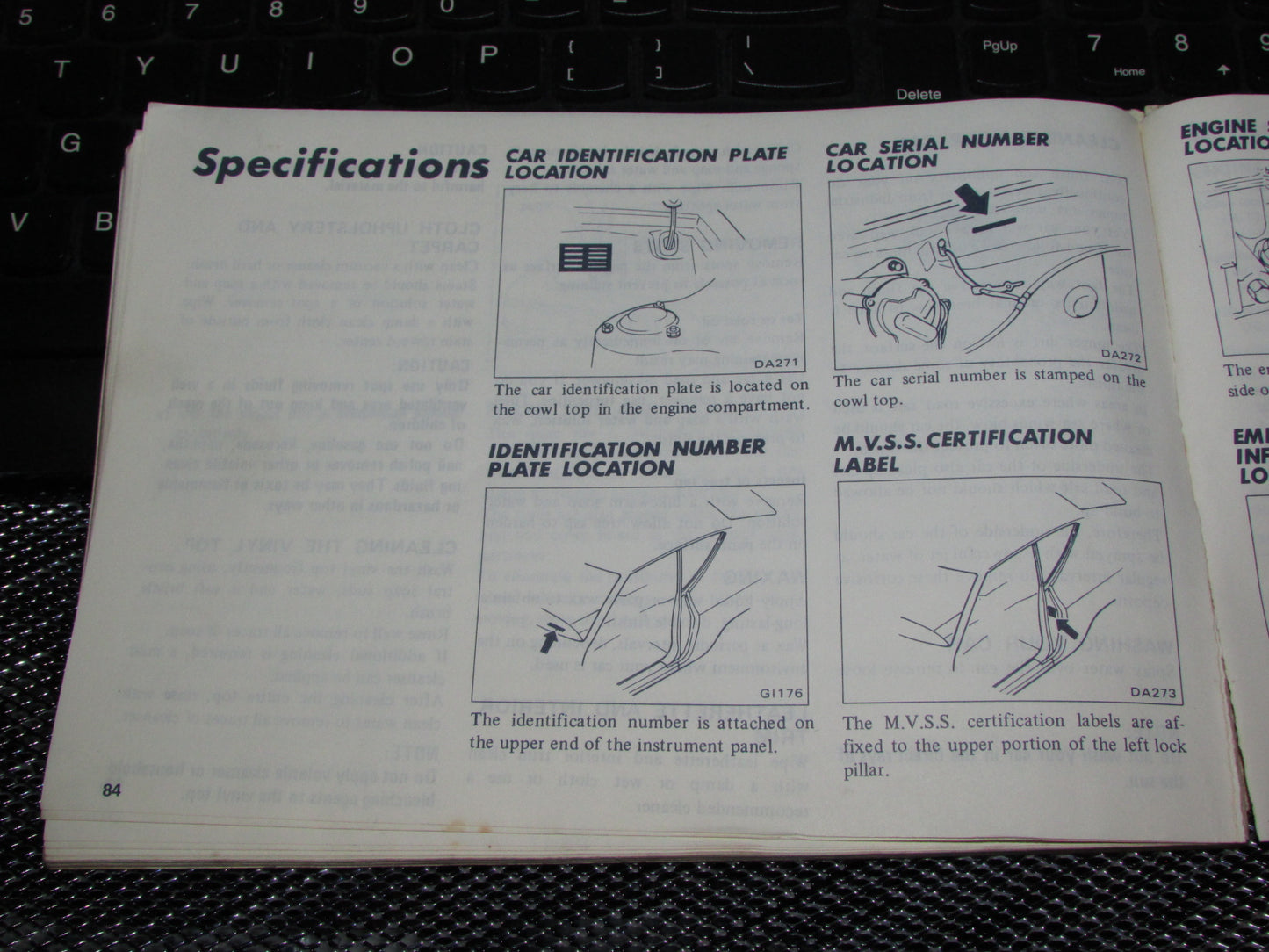 Datsun 200SX (1978) Owners Manual