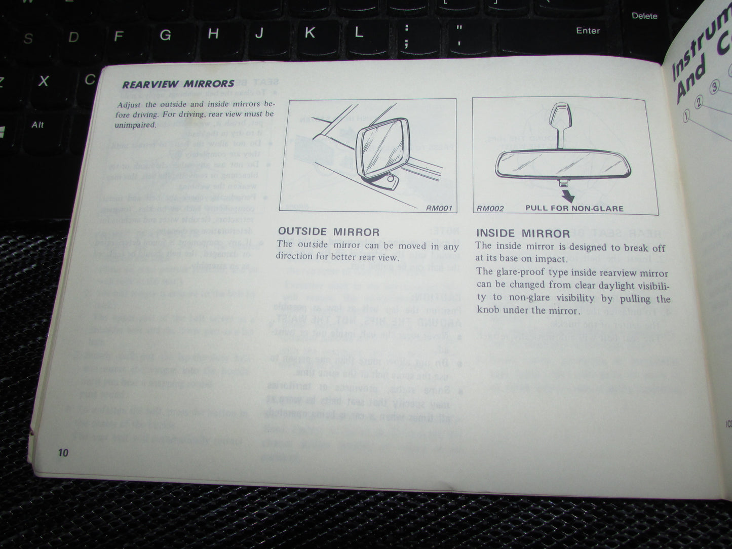 Datsun 510 (1978) Owners Manual