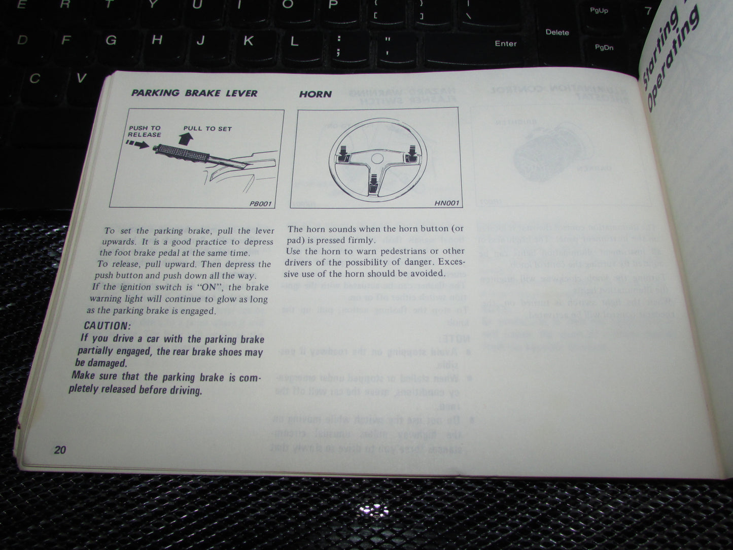 Datsun 510 (1978) Owners Manual