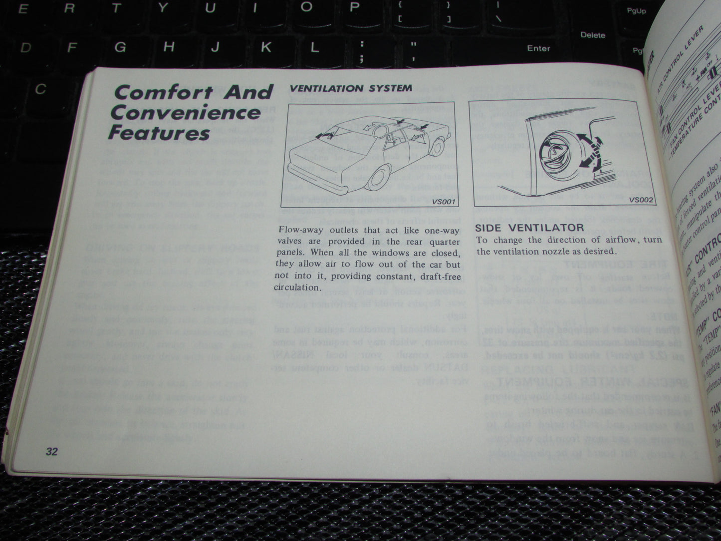 Datsun 510 (1978) Owners Manual