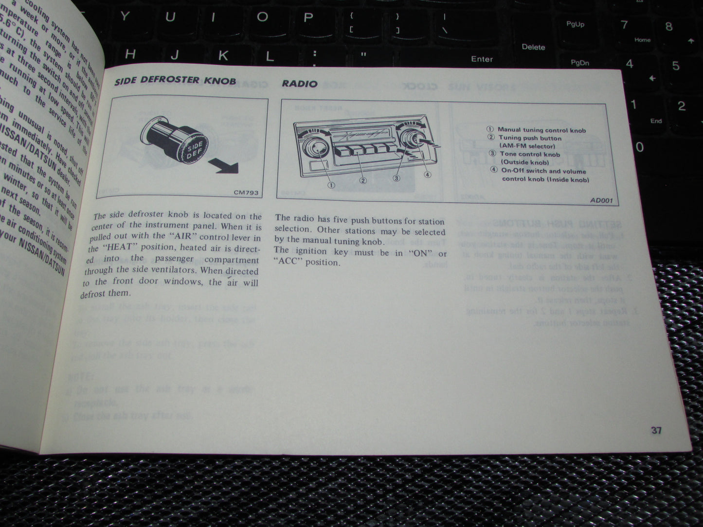 Datsun 510 (1978) Owners Manual
