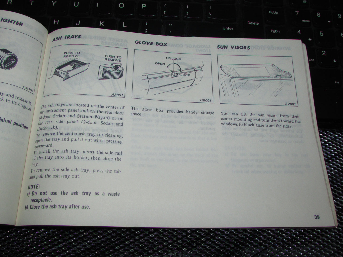 Datsun 510 (1978) Owners Manual